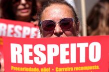 Greve de professores por distritos em Gaia