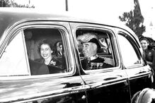 A rainha com o marechal Craveiro Lopes, Presidente da República Portuguesa, em fevereiro de 1957