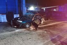 Despiste de carro faz dois feridos em Gaia