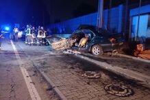 Despiste de carro faz dois feridos em Gaia