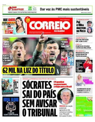 Capa de sexta-feira, 07 de abril de 2023