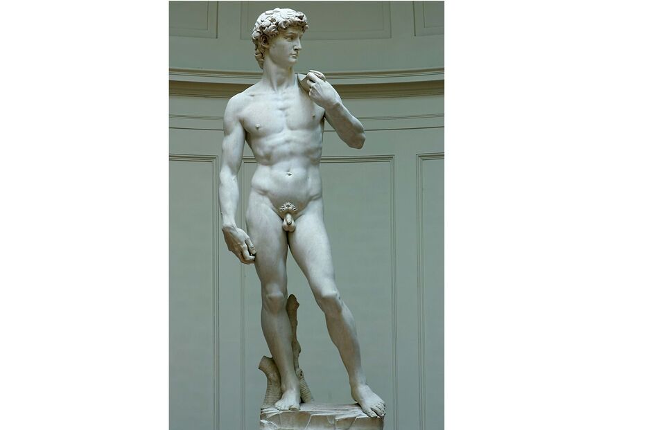 Estátua de David, do artista Miguel Ângelo