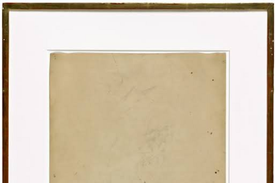 Robert Rauschenberg, Erased de Kooning Drawing, 1953