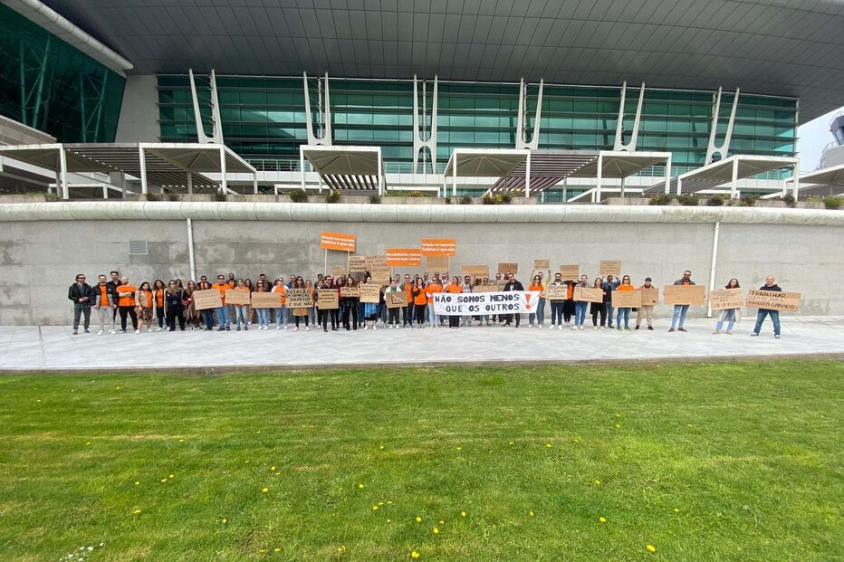 Grevistas da EasyJet em protestos no aeroporto Sá Carneiro