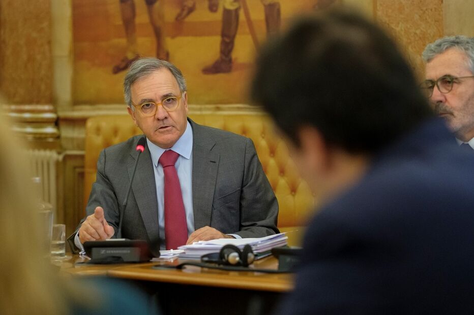 Pires de Lima durante a audição de ontem no Parlamento