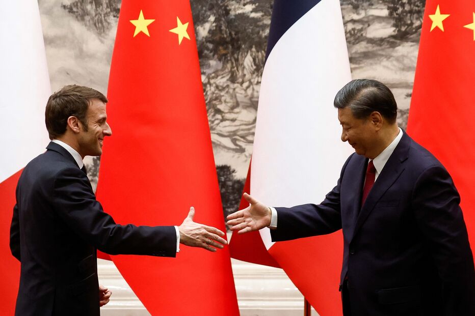 Emmanuel Macron, Xi Jinping