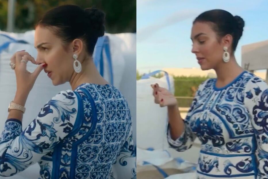 Georgina Rodríguez apanhada a tirar 'macaco' do nariz