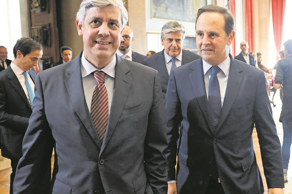 Mário Centeno e Fernando Medina