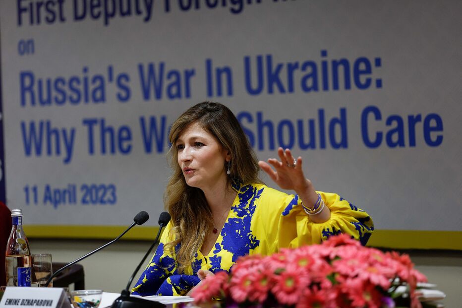 Emine Dzhaparova, vice-ministra dos Negócios Estrangeiros ucraniana