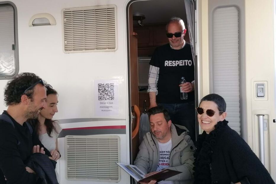 Luís Braga recebe visita de André Pestana