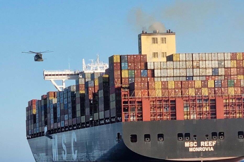 Cargueiro que avistou