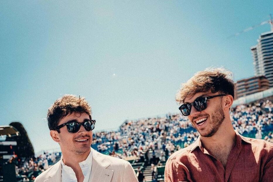 Charles Leclerc e Pierre Gasly 