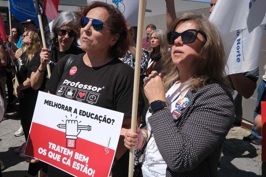 Greve de professores por distritos em Gaia