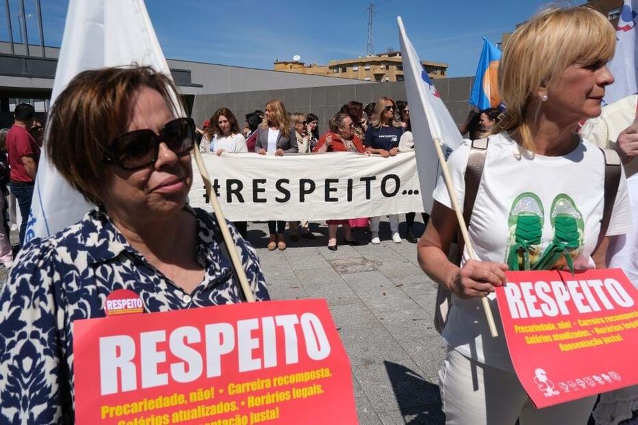 Greve de professores por distritos em Gaia