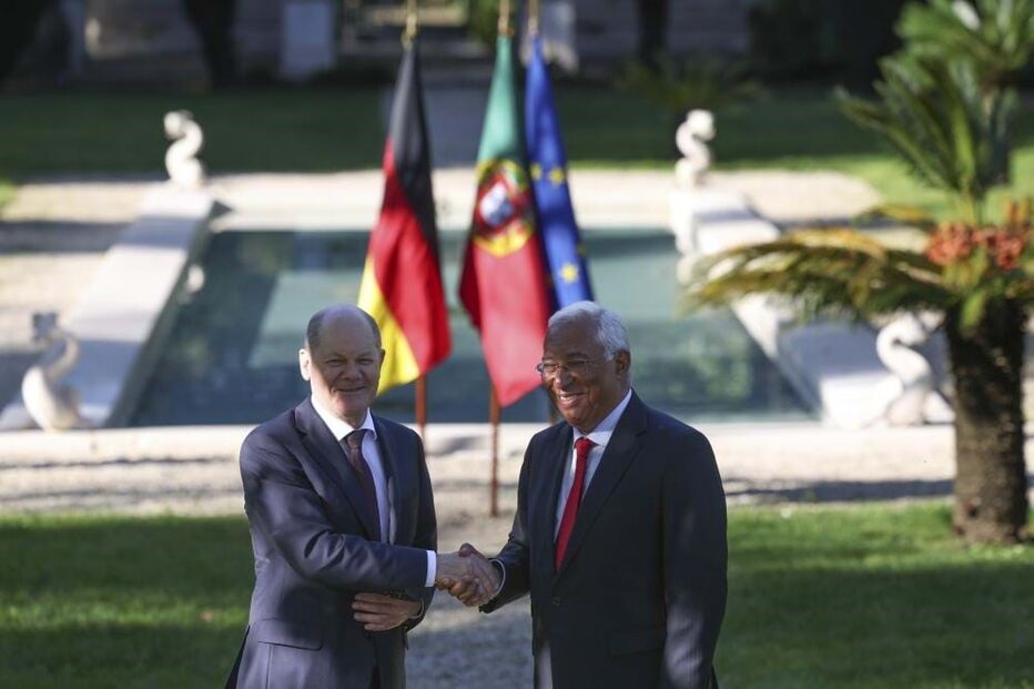 Olaf Scholz e António Costa