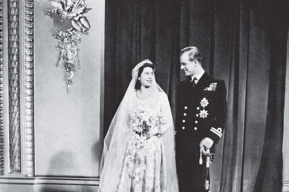 Isabel II e Filipe casaram-se a 20 de novembro de 1947, na Abadia de Westminster