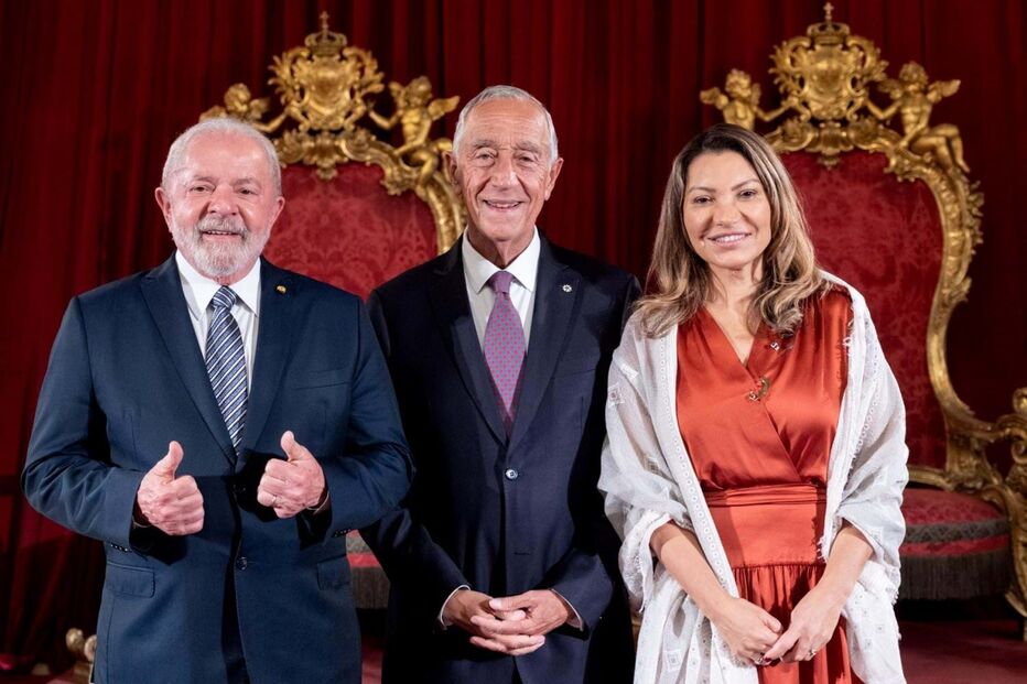 Marcelo Rebelo de Sousa, Lula da Silva, Janja
