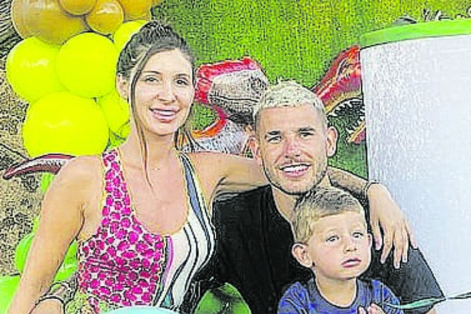 lucas hernandez com a familia