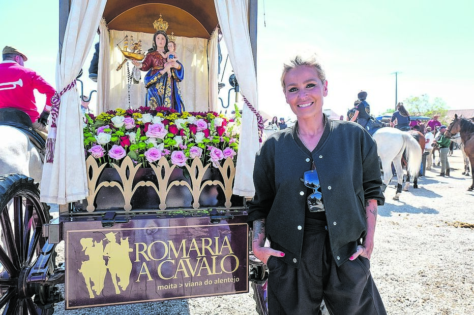 Aurea é madrinha da Romaria a Cavalo entre Moita e Viana do Alentejo