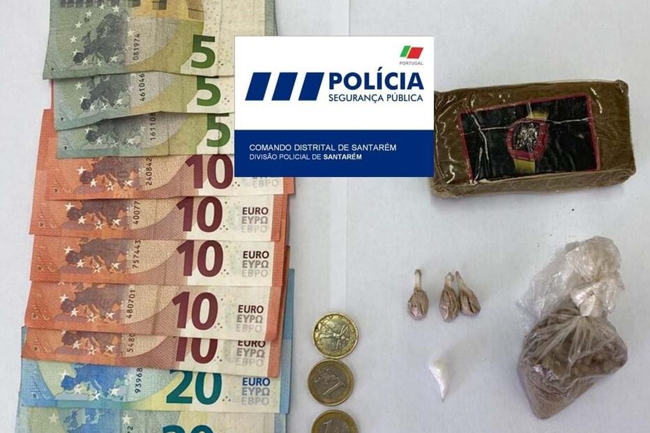PSP detém duas pessoas por tráfico de droga em Santarém