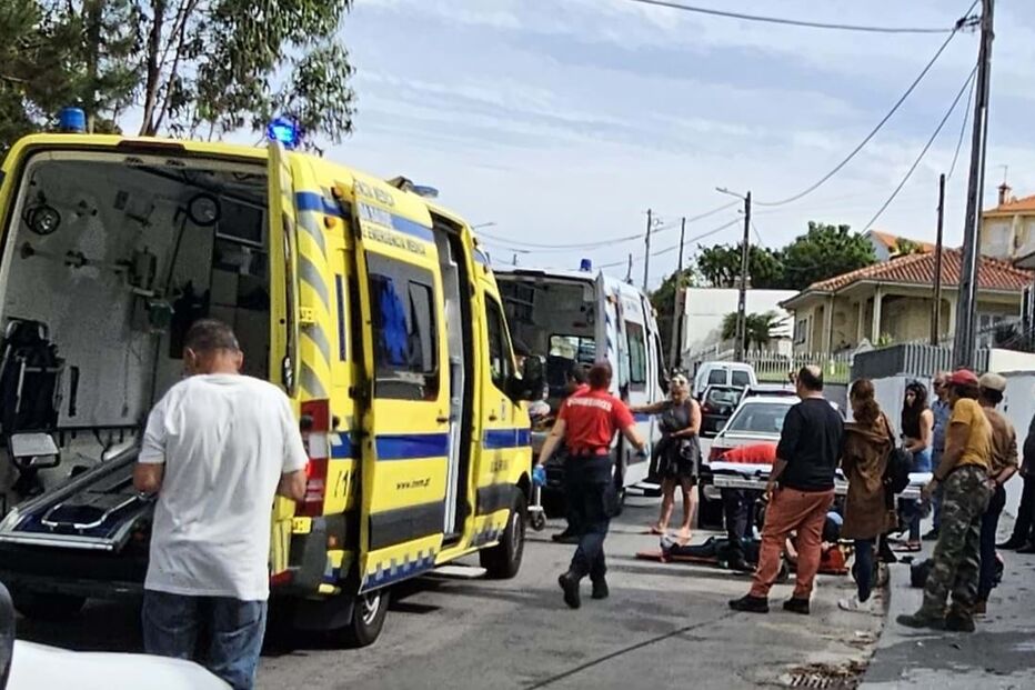 Casal ferido em despiste de mota em Santa Maria da Feira