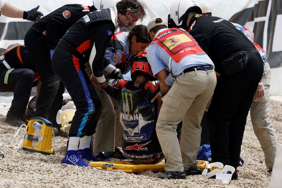 Miguel Oliveira cai na primeira volta do GP de Espanha