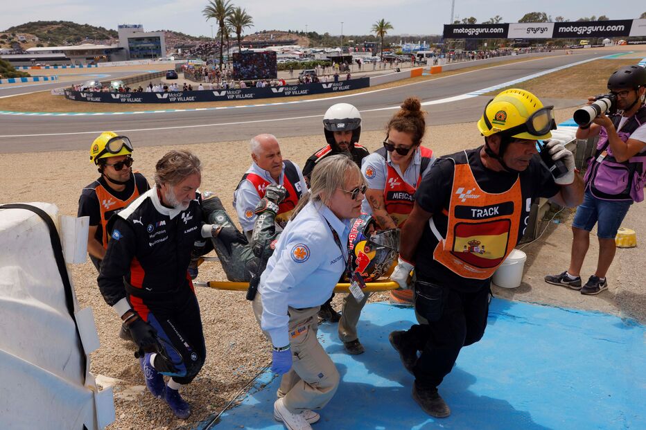 Miguel Oliveira cai na primeira volta do GP de Espanha