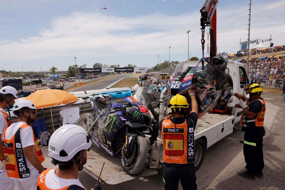 Miguel Oliveira cai na primeira volta do GP de Espanha