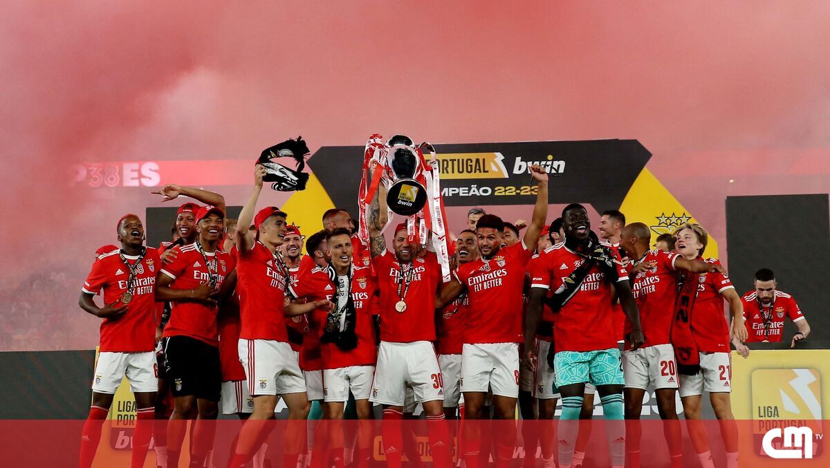 Futebol: Benfica sagrou-se Campeão de Portugal