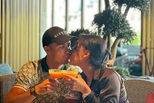 Cristiano Ronaldo e Georgina Rodríguez brindam ao amor 