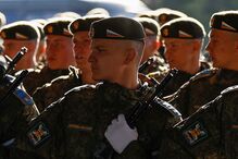 Militares realizam ensaio geral para o Dia da Vitória
