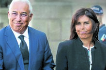 António Costa e a mulher Fernanda Tadeu