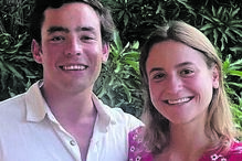 Infanta Maria Francisca de Bragança e o noivo