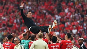 Treinador do Benfica diz que conquista do campeonato é um "momento especial" na carreira