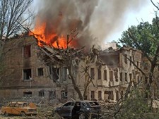 Ataque a clínica em Dnipro, na Ucrânia