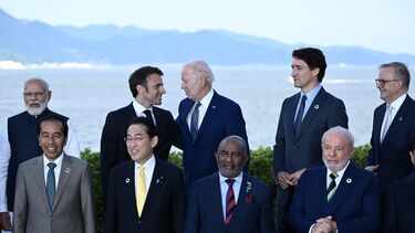 Líderes do G7 na cimeira 