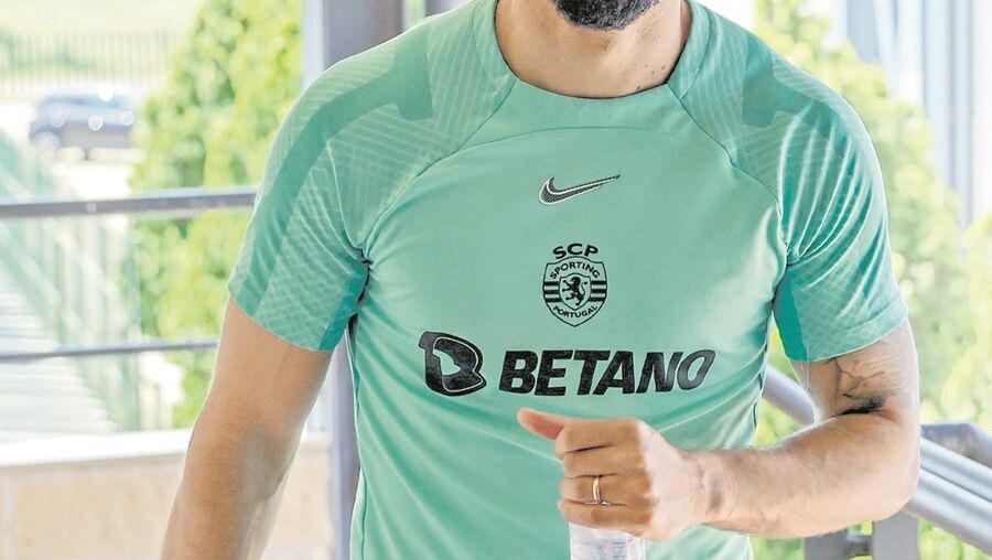Rúben Amorim, esta quinta-feira. Sorrisos, apesar de tudo...