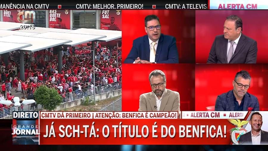 Grande Jornal da CMTV derrota Jornal da Noite da SIC e Jornal Nacional da TVI