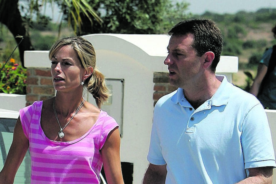 Os pais Kate e Gerry McCann