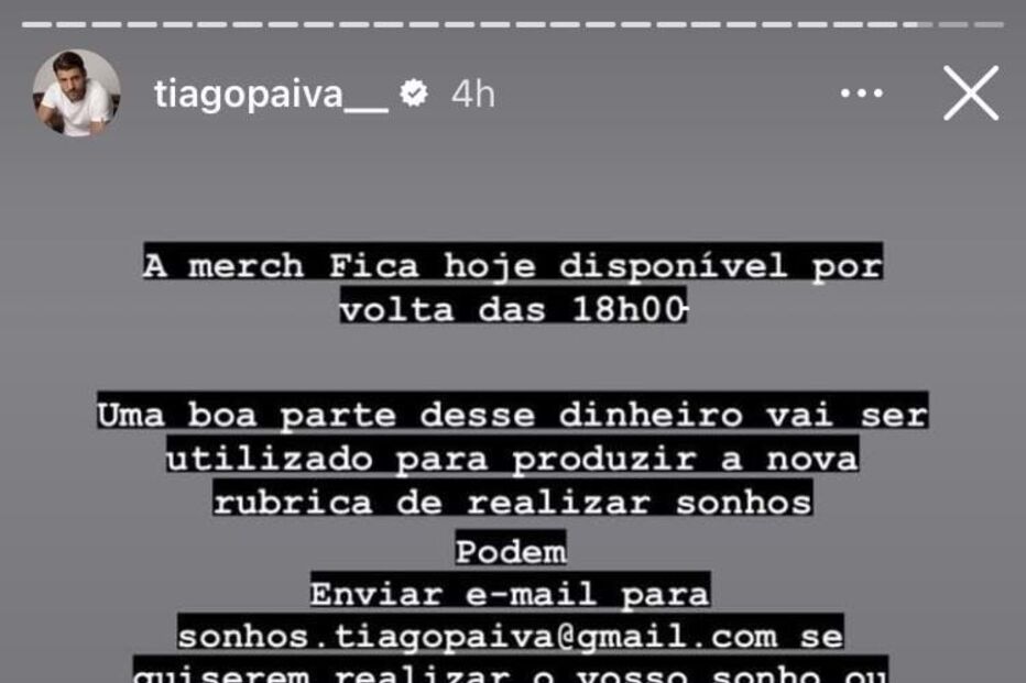 T-shirt sobre a polémica 