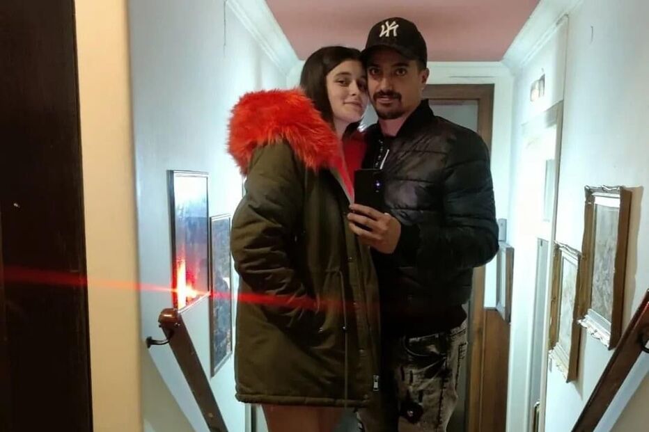 Beatriz Mendes e o namorado