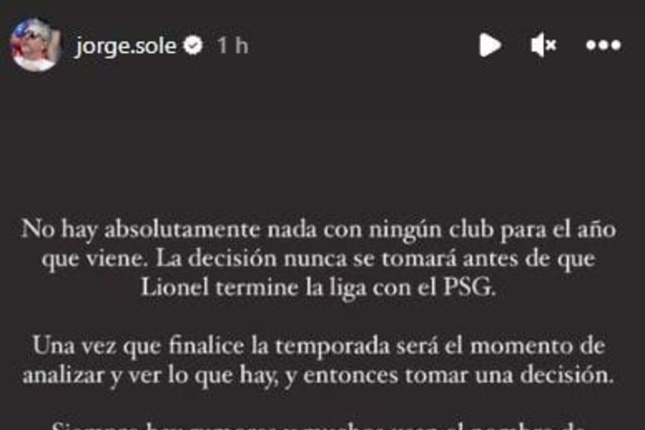 Comunicado no Instagram