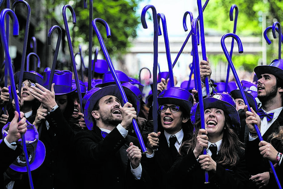 Porto, estudantes, Universidade, cortejo