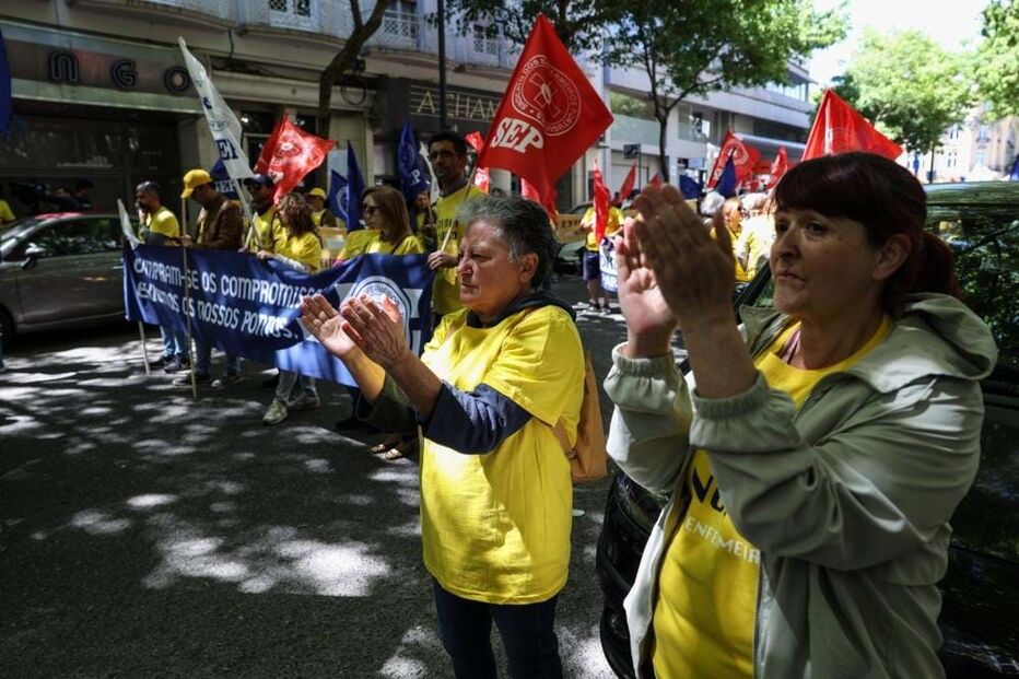 Manifestação no Dia Internacional do Enfermeiro