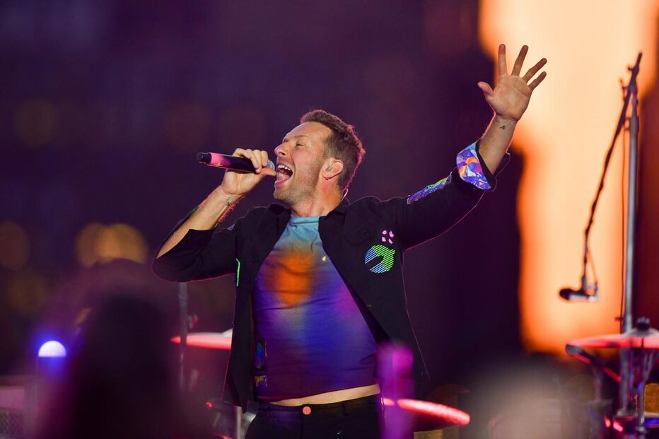 Chris Martin, vocalista dos Coldplay
