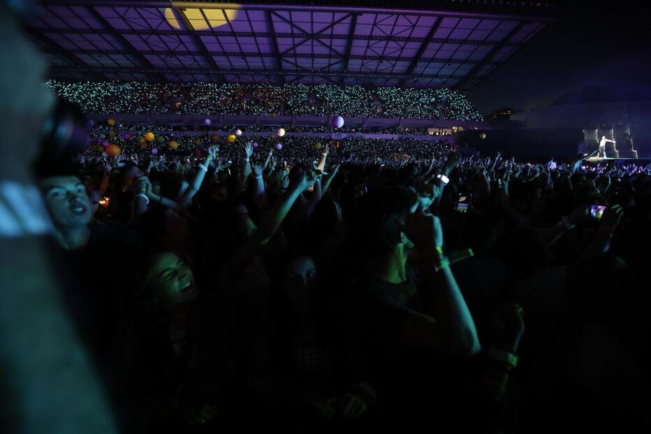 Banda britânica deu esta quarta-feira o primeiro de quatro concertos no Estádio Cidade de Coimbra