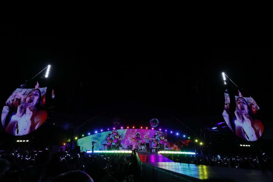 Banda britânica deu esta quarta-feira o primeiro de quatro concertos no Estádio Cidade de Coimbra