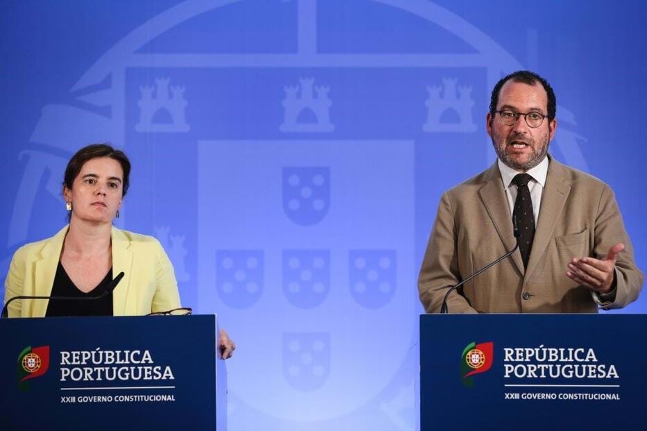 Mariana Vieira da Silva, Ministra de Estado e da Presidência, e João Costa, ministro da Educação