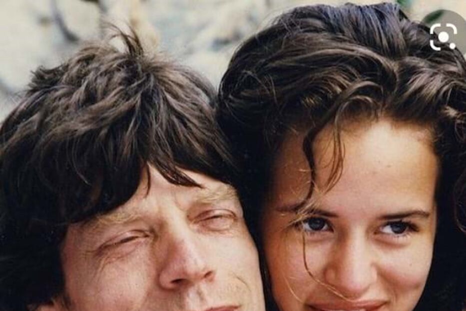 Jade Jagger com o pai, o vocalista dos Rolling Stones, Mick Jagger