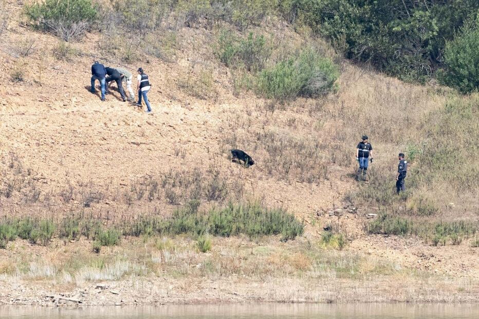 Buscas, Maddie, 23 de maio, barragem do Arade